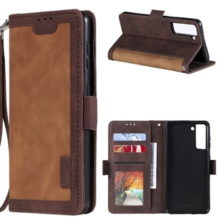 Surburbian Samsung Galaxy S21 Flip Case - ruskea