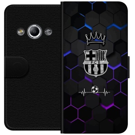 Yhteensopiva Lompakkokotelo Samsung Galaxy Xcover 3 FC Barcelona jalkapalloseura Espanja La Liga tekninen jalkapallo vahva identiteetti monta lahjakku