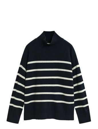 GANT | Superfine Lambswool Stripe Mock | L