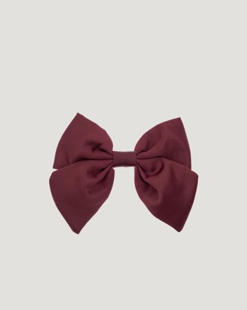 Dark Department Satin Bow Hair Clip Rot Accessoires Mädchen - Kids Brand Store