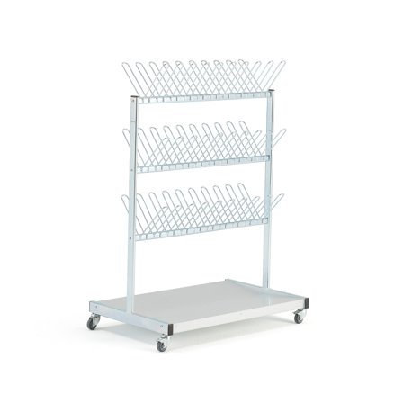 Schuhregal, 1063 x 540 x 1200 mm, verzinkt