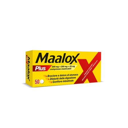 Maalox Plus Azione Rapida Contro Bruciore e Acidità di Stomaco 50