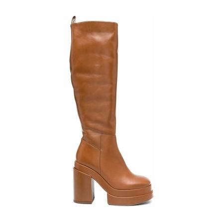 Paloma Barceló, Over-knee Boots Bruin, Dames, Maat:38 EU,leather