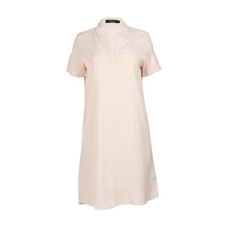 Rebelz, Jurk V Tencel Beige, Dames, Maat:M