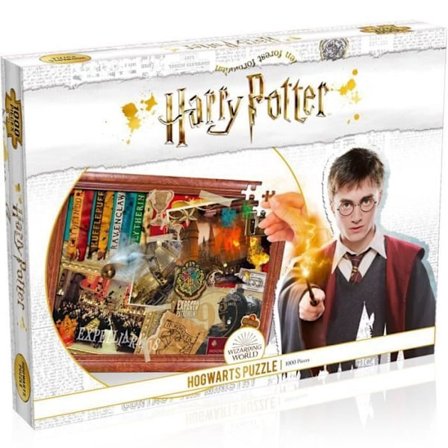 Puzzle Harry Potter Hogwarts 1000 brikker - Ny Udgave - Film og Reklame - Winning Moves
