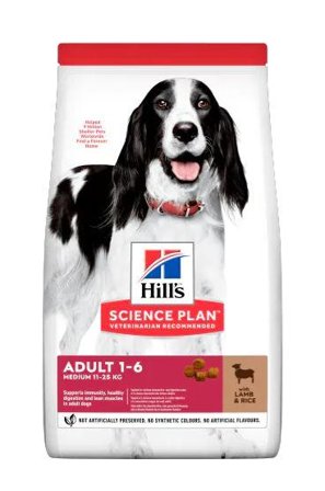 Hill's Hill's Science Plan Medium Adult, Lam & Ris Tørrfôr til Hund - 2,5kg