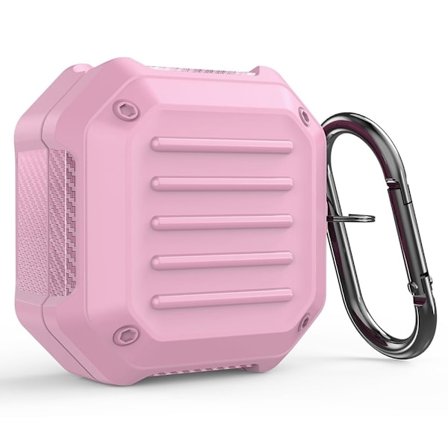 Laddningsfodral med spänne för Samsung Galaxy Buds2 / Buds Pro / Live - Rosa