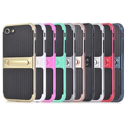 iPhone 8 - Skyddsskal med Kickstand från LEMAN