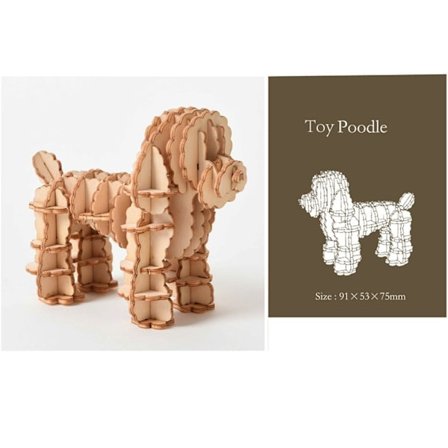 Trepuslespill Monteringsmodell TOY POODLE TOY POODLE