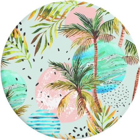 Popsockets Waikiki Daze Avtagbart Grip Med Ställfunktion