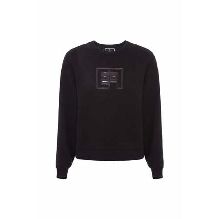 Elisabetta Franchi Sweatshirt Sort, Herre Sweatshirts, Størrelse: 3XS