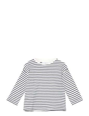 Stripes T-shirts Long-sleeved T-shirts Multi/mönstrad Mango