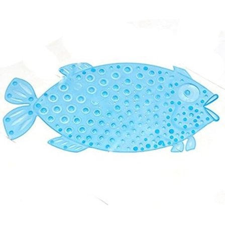 (Blå) Fisk Form Skridsikker Badeværelse Brusebad Måtte