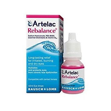 Artelac Rebalance Gocce Oculari 10ml - Sollievo per Occhi Secchi