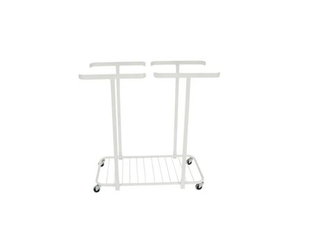 Säckvagn dubbel 100-125L med 4 hjul - Lyreco - Städ och hygien - Avfallshantering och källsortering - Säckstativ