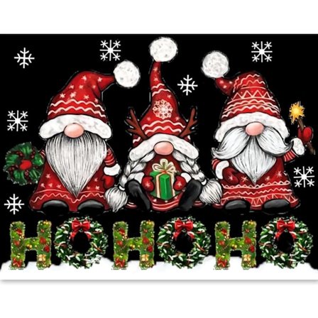 5D diamantmålning 30x40cm Juldekoration 22