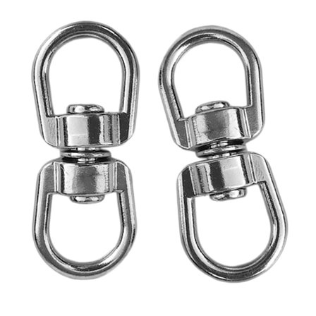 2-pack Vridbar Svirvel Dubbelkrok Max Vikt 15kg - stock