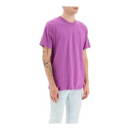 Off White, T-Shirts Fioletowy, Mężczyzna, Rozmiar: XL
