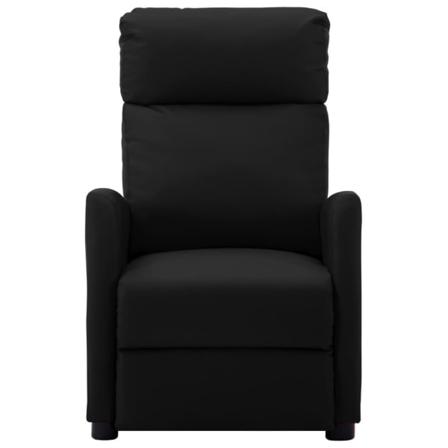 Vidaxl Elektrisk Reclinerfåtölj Svart Konstläder Svart