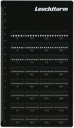 Takkemåler, plastikbelagt - fra Leuchtturm