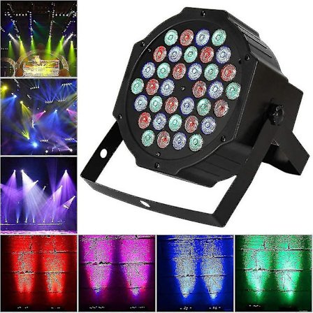 36w 36leds projektor scenelys Lydaktiveret Rgb Dye Beam Lamp (USA)