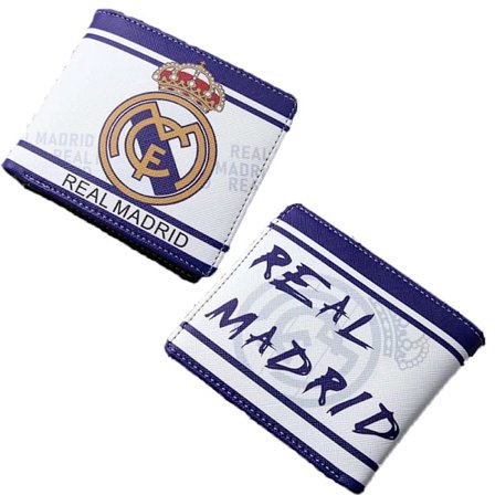 Gos- Canvas soccer fan wallet club emblem boys sports wallet Real madrid