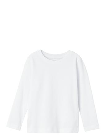 Nmmvobbo Ls Nreg Top Noos Tops Shirts Long-sleeved Shirts White Name It