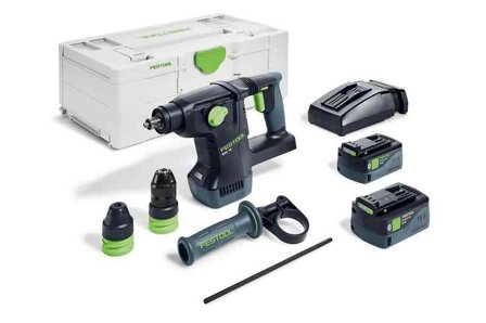 Festool KHC 18 5,0 EBI-Plus Kombihammare med batteri och laddare, Maskiner
