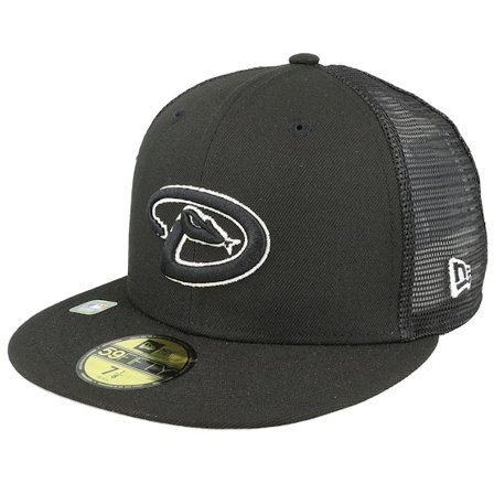 New Era - MLB Svart fitted Keps - Arizona Diamondbacks 59FIFTY Cw MLB Batting Practise Black Mesh Fitted @ Hatstore