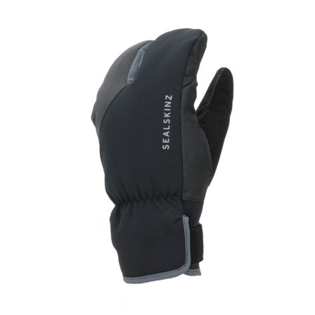 Sealskinz Extreme Cold Weather Cycle Split Finger Glove Men workout gloves Black XL