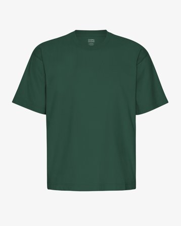 Oversized Organic T-Shirt - Emerald Green S