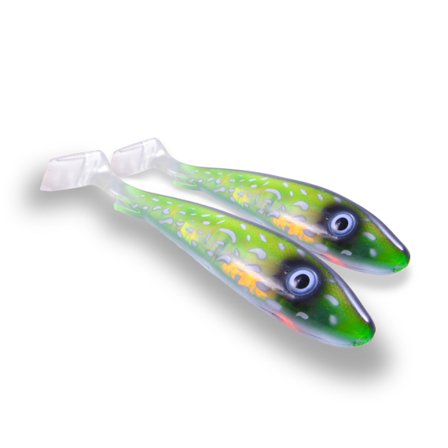 SvartZonker McRubber 21cm Flash Series (2-pack) - Baby Pike