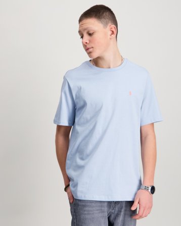 Polo Ralph Lauren Cotton Jersey Crewneck Tee Blauw T-shirts Jongens - Kids Brand Store