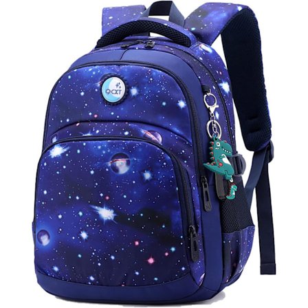 Drenge Piger Rygsække, Unisex Skolerygsække Laptop Skoletasker, Teen Rygsække Blå