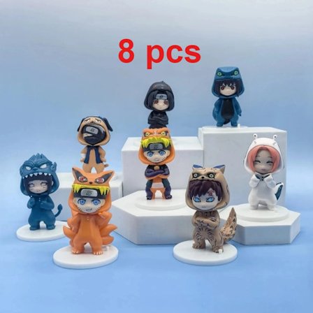 9 Cm Kakashi Q-version Anime Figur Kawaii Sasuke Itachi Action Figur Bildekoration Samling Model Legetøj