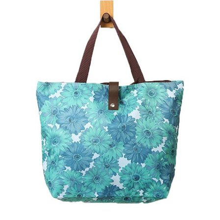 Kannettava ostoskassi oxford-kangasta, vedenpitävä, kokoontaitettava