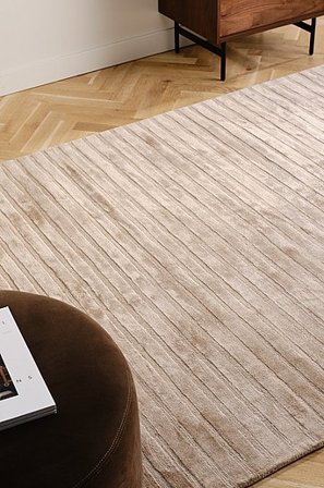 Jotex - Dywan Wiskozowy jasnobeżowy - CORDELIA - Kup Dywany bawełniane iplecione firmy Jotex