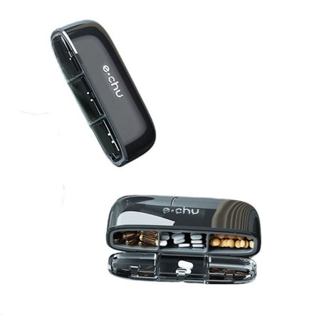 Pilleæske Medicinbeholderæske SORT