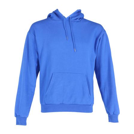 Celine Vintage, Pre-owned Celine Hooded Loose Sweatshirt in Blue Cotton Fleece Blauw, Heren, Maat:S