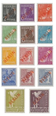 Berlin 1949 - MICHEL 21/34 - Postfrisk