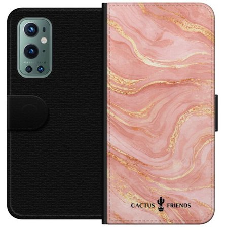 Yhteensopiva Lompakkokotelo OnePlus OnePlus 9 Pro Cactus and Friends – RoseGoldFlow