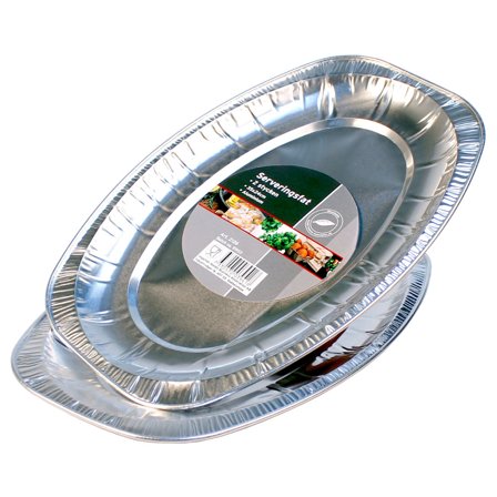 Alumiiniset Tarjoiluvadit Hopea 35 cm