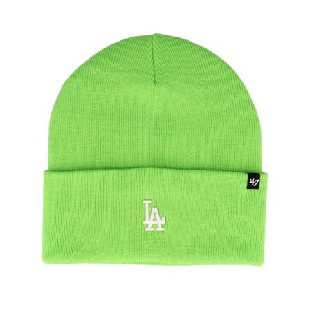 47 Brand - MLB Groen cuff Beanie - Los Angeles Dodgers MLB Base Runner Lime Cuff @ Hatstore