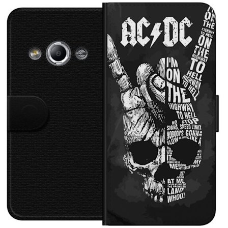 Kompatibel Tegnebogsetui til Samsung Galaxy Xcover 3 AC DC Rock Band Musik Guitar