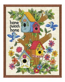 Broderikit Tavla Home Sweet Home - Design Works Crafts