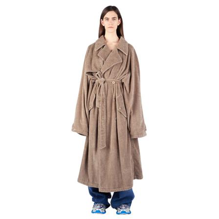 Balenciaga, Coats Beige, Dames, Maat:S,Katoen