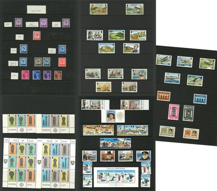 Øen Man til 1993 - Samling i 1 ringbind - Postfrisk