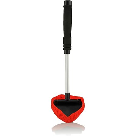 Teleskopisk rengjøringsbørste for bilens innvendige frontrute