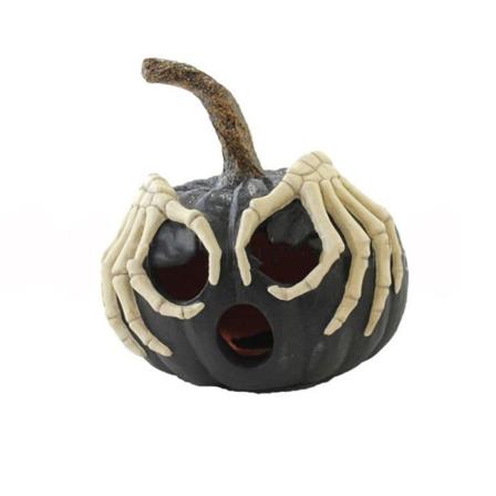 Skjelett håndgresskar Halloween
