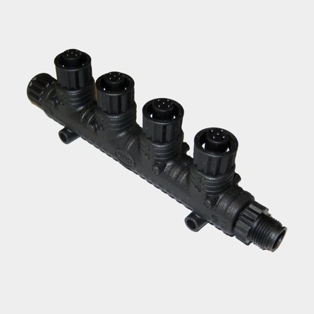 T-liitin NMEA 2000 (4-tie) Lowrance N2K 4-WAY Block, 1 uros + 5 naaras